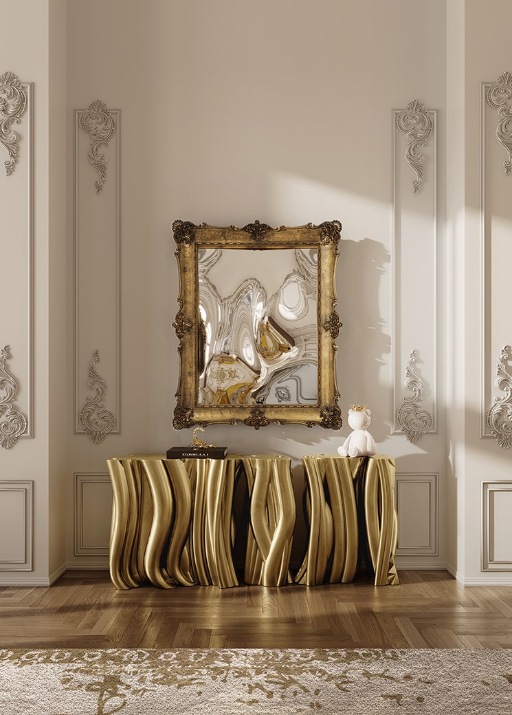 Monochrome Gold Console