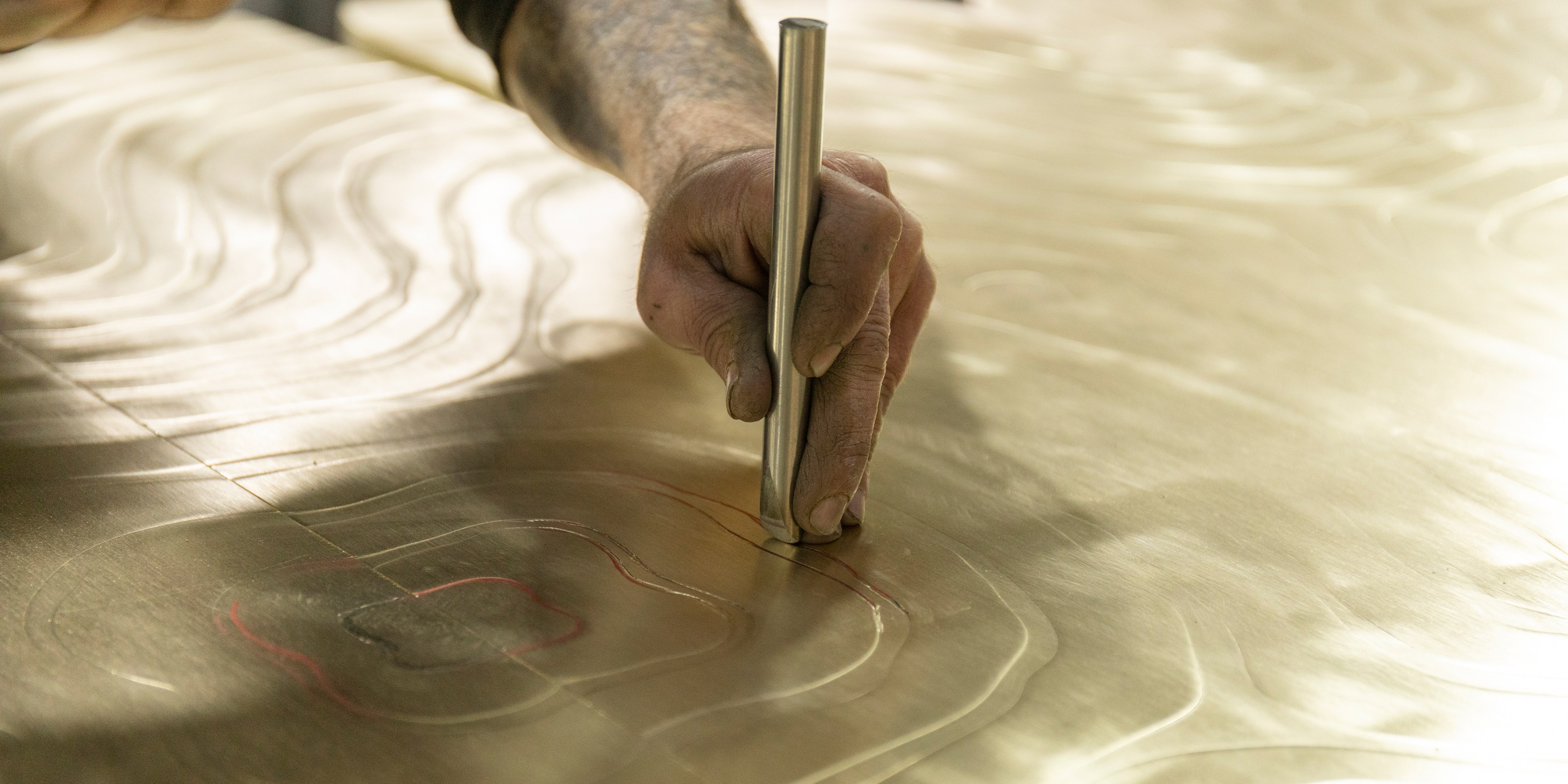 Fortuna 24K Gold Dining Table