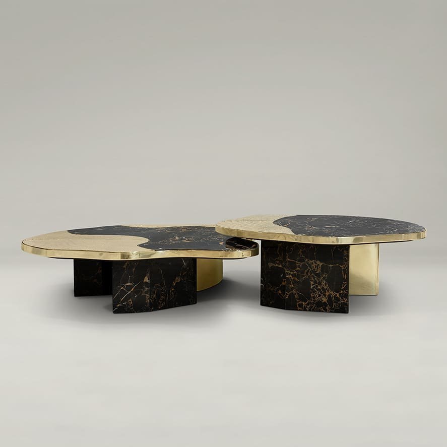 Ophelia Gold Center Table golden furniture Lahore