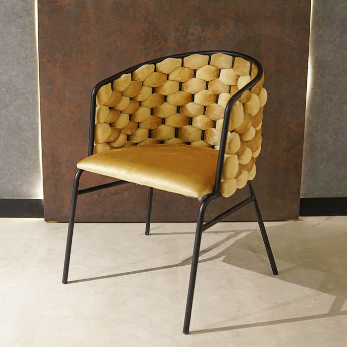 Serena Plus Chair-Matte Black — SS gold furniture by Fusion, Lahore