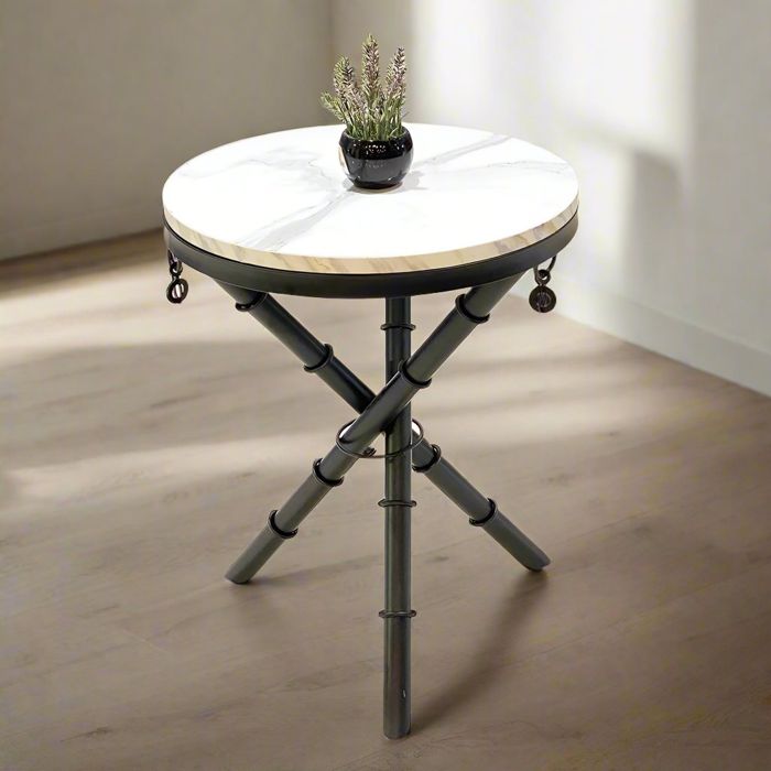 Bamboo Coffee Table-Matte Black — SS gold furniture by Fusion, Lahore