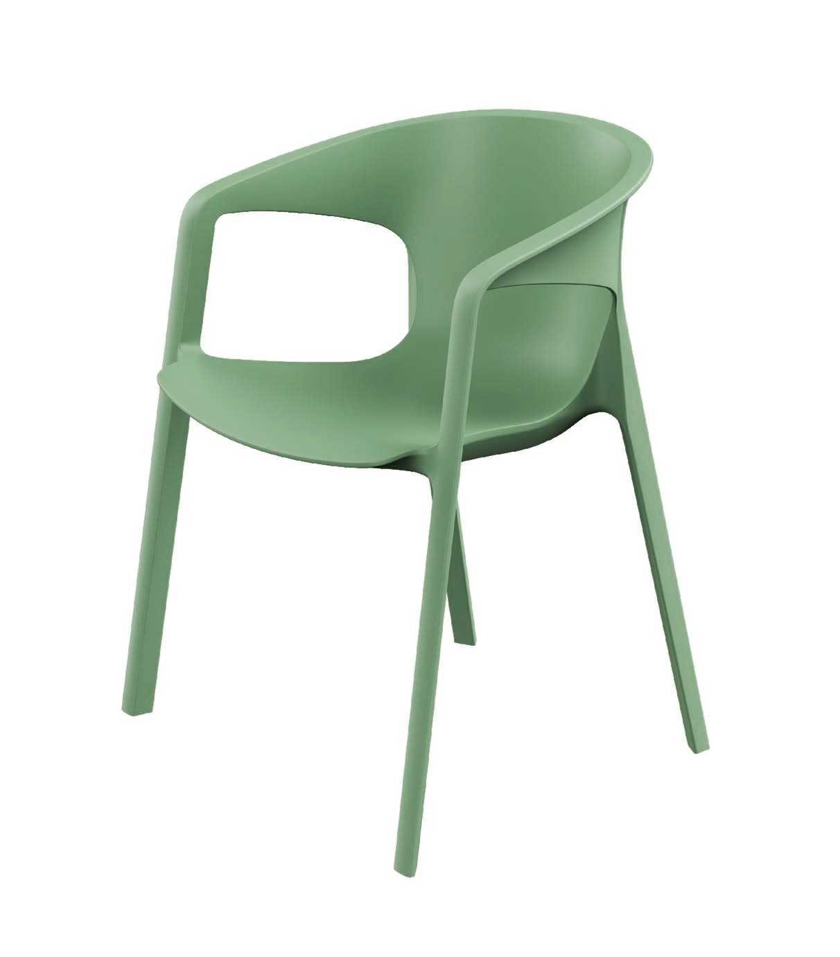 Hongyi PP-189A Designer Monobloc & PP Dining Chair - Polypropylene (PP Resilient) Luxury Commercial Furniture Fusion Atelier