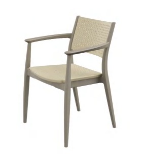 Hongyi PP-170B1 Designer Monobloc & PP Dining Chair - Polypropylene (PP Resilient) Luxury Commercial Furniture Fusion Atelier