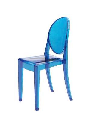 Hongyi PC-101A Crystal Acrylic & Polycarbonate Chair - Polycarbonate (PC Crystal) Luxury Commercial Furniture Fusion Atelier