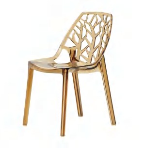 Hongyi PC-104A Crystal Acrylic & Polycarbonate Chair - Polycarbonate (PC Crystal) Luxury Commercial Furniture Fusion Atelier