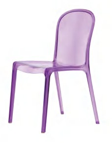Hongyi PC-111A Crystal Acrylic & Polycarbonate Chair - Polycarbonate (PC Crystal) Luxury Commercial Furniture Fusion Atelier
