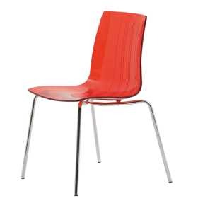 Hongyi PC-107A Crystal Acrylic & Polycarbonate Chair - Polycarbonate (PC Crystal) Luxury Commercial Furniture Fusion Atelier