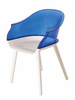 Hongyi PC-149B Crystal Acrylic & Polycarbonate Chair - Polycarbonate (PC Crystal) Luxury Commercial Furniture Fusion Atelier
