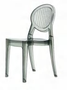 Hongyi PC-174A Crystal Acrylic & Polycarbonate Chair - Polycarbonate (PC Crystal) Luxury Commercial Furniture Fusion Atelier