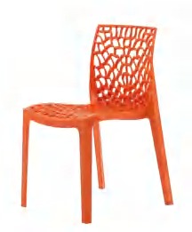 Hongyi PP-112A Designer Monobloc & PP Dining Chair - Polypropylene (PP Resilient) Luxury Commercial Furniture Fusion Atelier