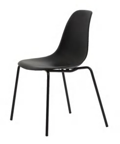 Hongyi AS-117C Designer Monobloc & PP Dining Chair - Eames Side Chair Luxury Commercial Furniture Fusion Atelier
