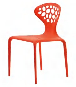 Hongyi PP-119A2 Designer Monobloc & PP Dining Chair - Polypropylene (PP Resilient) Luxury Commercial Furniture Fusion Atelier