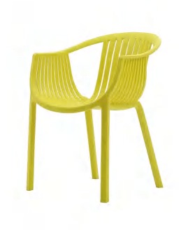 Hongyi PP-120A2 Designer Monobloc & PP Dining Chair - Polypropylene (PP Resilient) Luxury Commercial Furniture Fusion Atelier