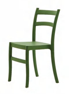 Hongyi PP-157A1 Designer Monobloc & PP Dining Chair - Polypropylene (PP Resilient) Luxury Commercial Furniture Fusion Atelier