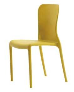 Hongyi PP-154A Designer Monobloc & PP Dining Chair - Polypropylene (PP Resilient) Luxury Commercial Furniture Fusion Atelier