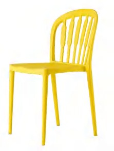 Hongyi PP-159A1 Designer Monobloc & PP Dining Chair - Polypropylene (PP Resilient) Luxury Commercial Furniture Fusion Atelier