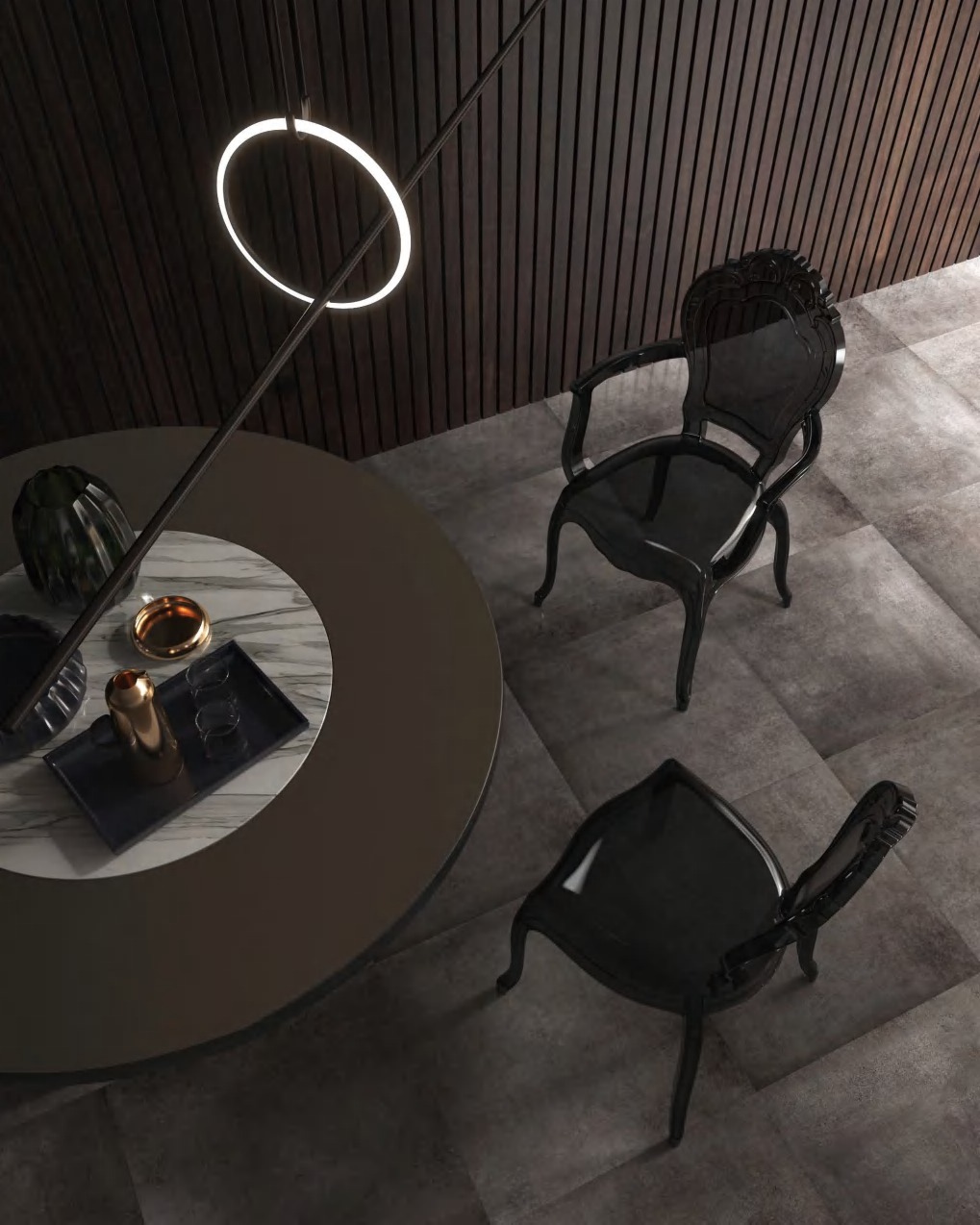 Hongyi PC-169A Crystal Acrylic & Polycarbonate Chair - Polycarbonate (PC Crystal) Luxury Commercial Furniture Fusion Atelier